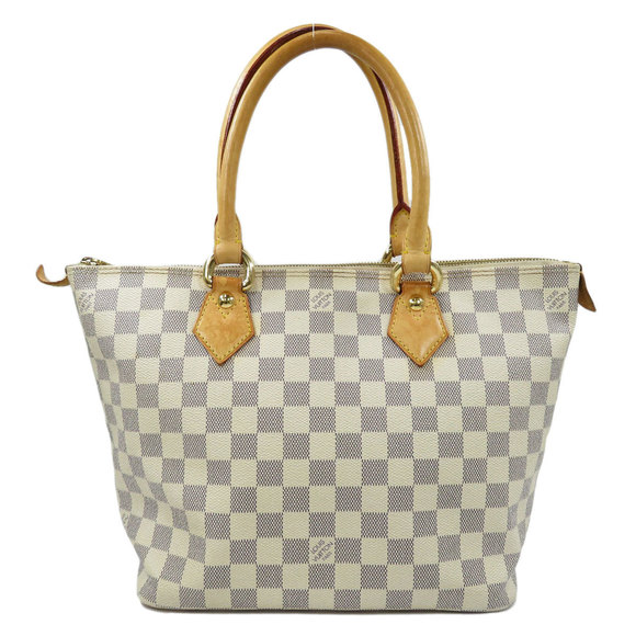 Louis Vuitton Saleya PM Damier Azur Handbag Canvas - Picture 1 of 9